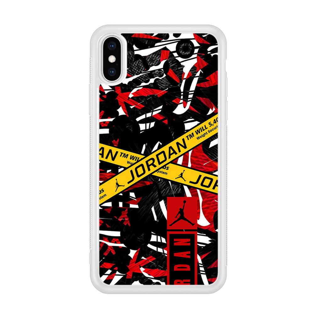 Air Jordan Abstract Camo iPhone X Case-Oxvistore