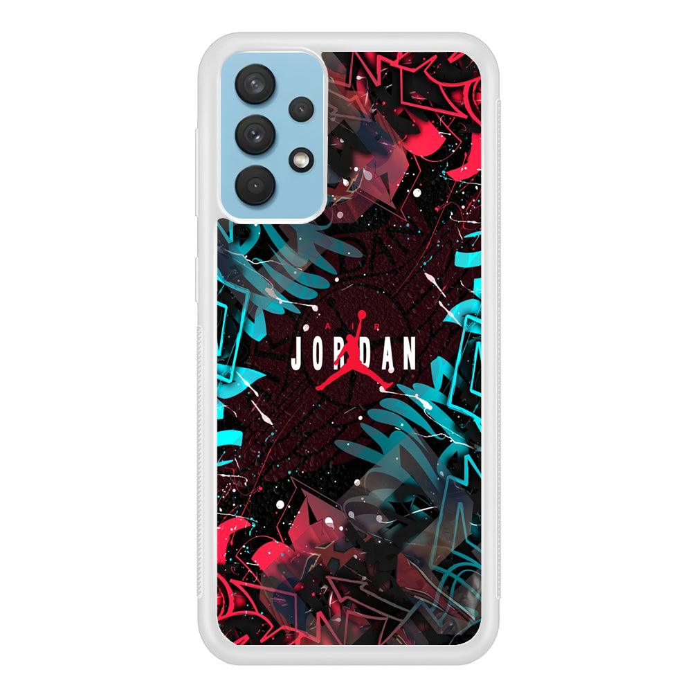 Air Jordan Beauty of Street Art Samsung Galaxy A32 Case-Oxvistore