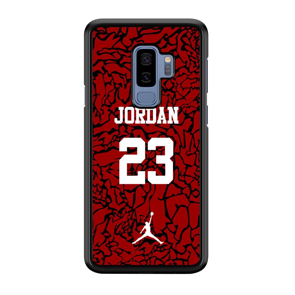 Air Jordan Black Patern 23 Samsung Galaxy S9 Plus Case-Oxvistore