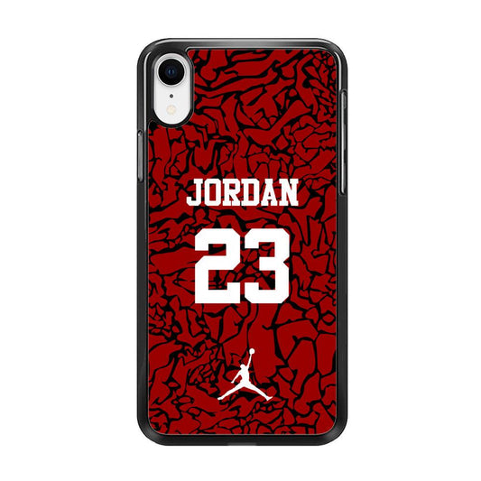 Air Jordan Black Patern 23 iPhone XR Case-Oxvistore