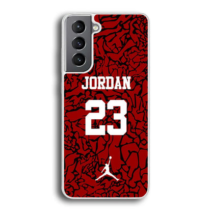 Air Jordan Black Patern 23 Samsung Galaxy S21 Plus Case-Oxvistore