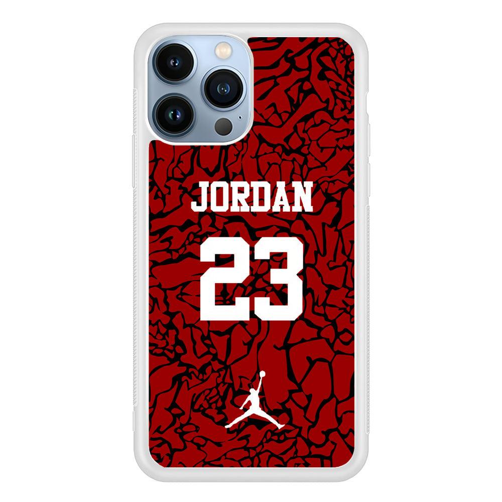 Air Jordan Black Patern 23 iPhone 13 Pro Case-Oxvistore