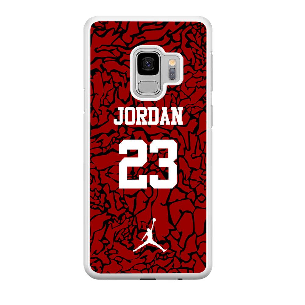 Air Jordan Black Patern 23 Samsung Galaxy S9 Case-Oxvistore