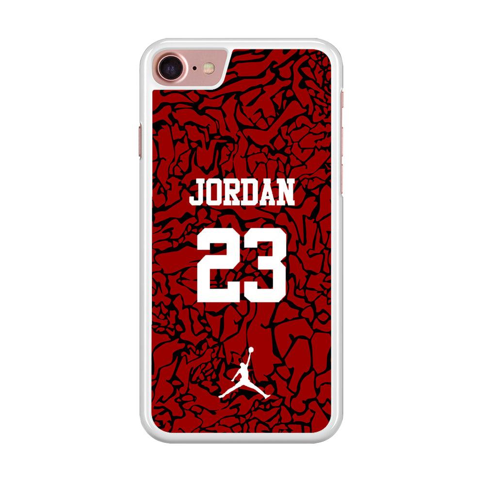 Air Jordan Black Patern 23 iPhone 7 Case-Oxvistore