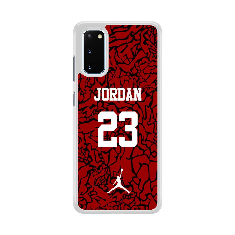 Air Jordan Black Patern 23 Samsung Galaxy S20 Case-Oxvistore