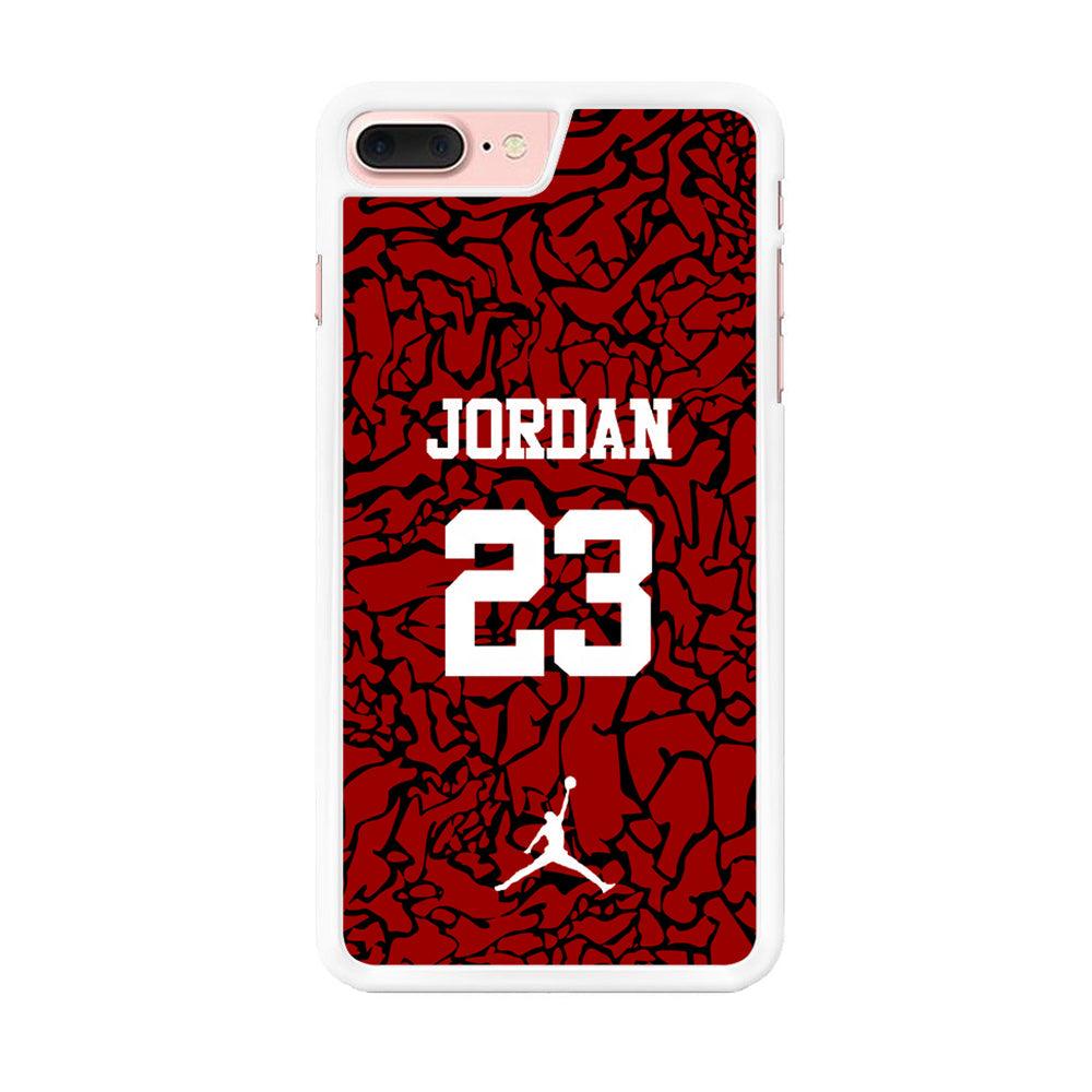 Air Jordan Black Patern 23 iPhone 8 Plus Case-Oxvistore