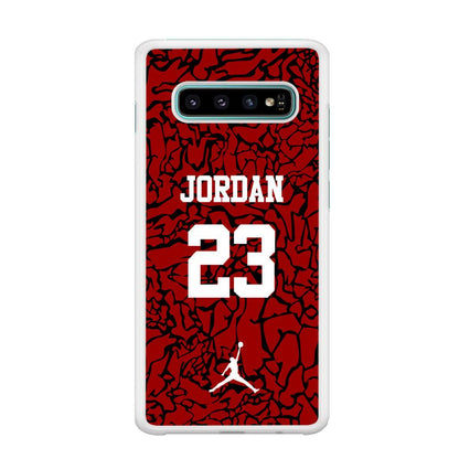 Air Jordan Black Patern 23 Samsung Galaxy S10 Plus Case-Oxvistore