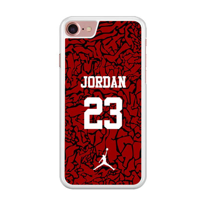 Air Jordan Black Patern 23 iPhone 8 Case-Oxvistore