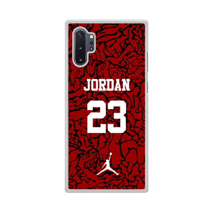 Air Jordan Black Patern 23 Samsung Galaxy Note 10 Plus Case-Oxvistore