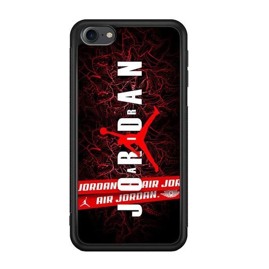 Air Jordan Bloom Inside iPod Touch 6 Case-Rubber Black (2D Case)-Oxvistore