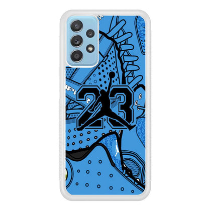 Air Jordan Blue World Samsung Galaxy A52 Case-Oxvistore