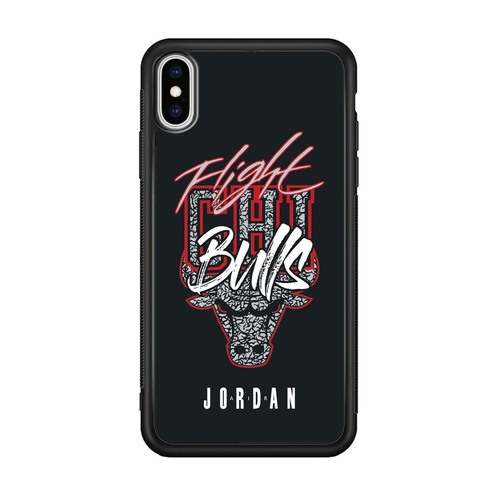 Air Jordan Born to Fight iPhone X Case-Oxvistore