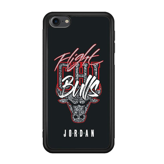 Air Jordan Born to Fight iPod Touch 6 Case-Rubber Black (2D Case)-Oxvistore