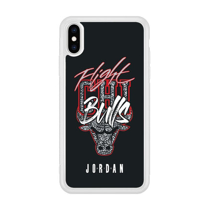 Air Jordan Born to Fight iPhone X Case-Oxvistore