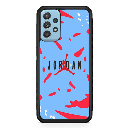 Air Jordan Bull Spirit Samsung Galaxy A72 Case-Rubber Black (2D Case)-Oxvistore