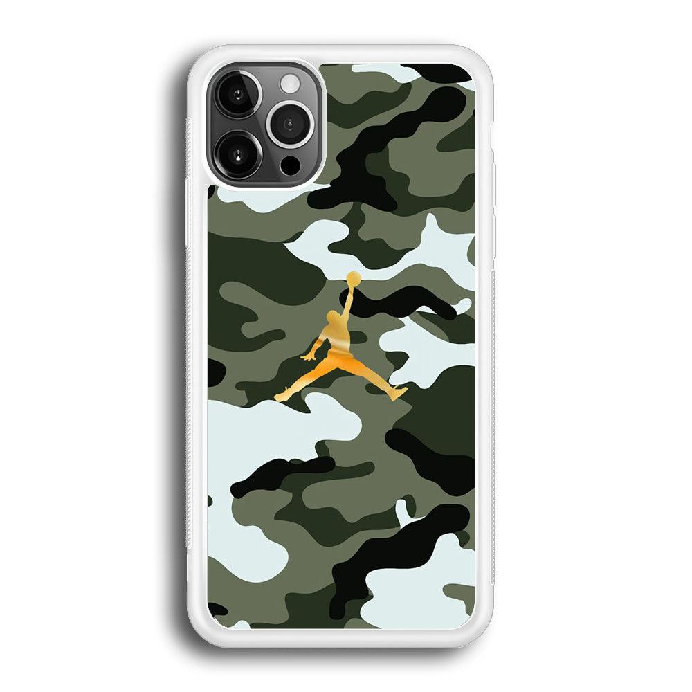 Air Jordan Camo Forest Beast iPhone 12 Pro Case-Oxvistore