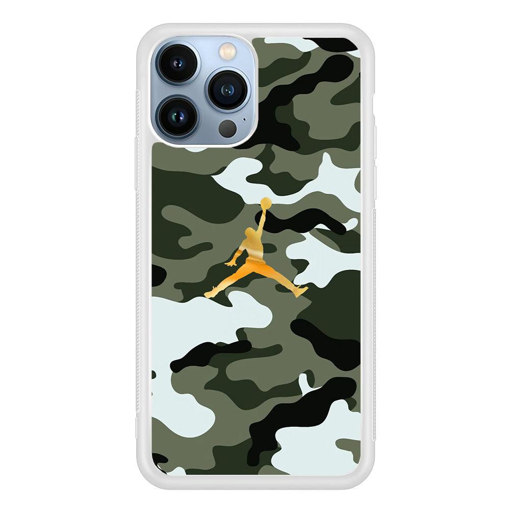 Air Jordan Camo Forest Beast iPhone 14 Pro Max Case-Oxvistore