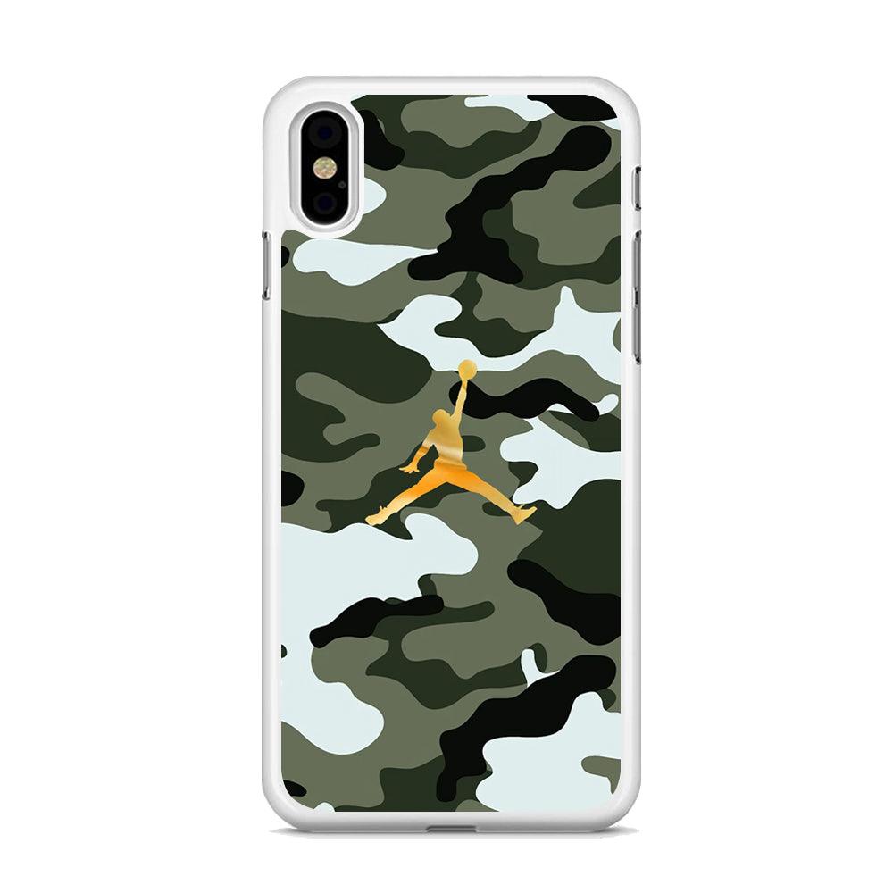 Air Jordan Camo Forest Beast iPhone X Case-Oxvistore