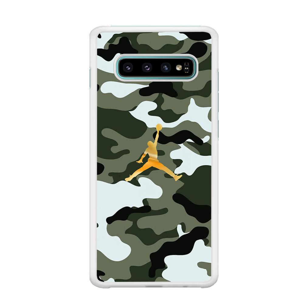 Air Jordan Camo Forest Beast Samsung Galaxy S10 Plus Case-Oxvistore