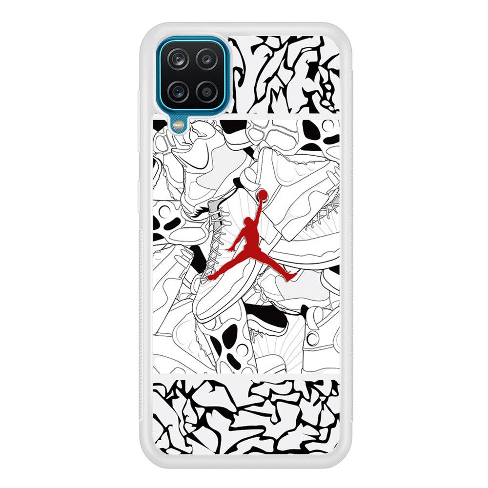 Air Jordan Collage of Soul Samsung Galaxy A12 Case-Oxvistore