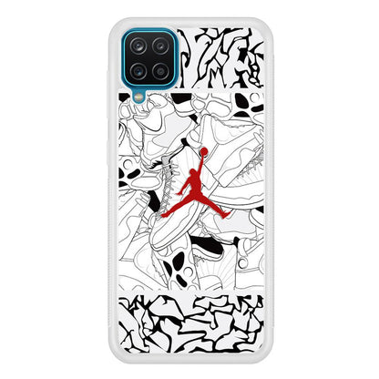 Air Jordan Collage of Soul Samsung Galaxy A12 Case-Oxvistore