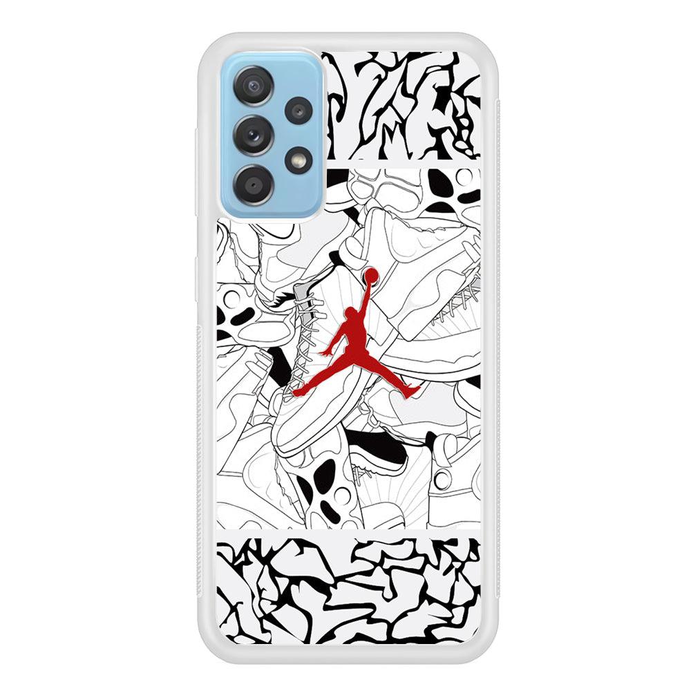 Air Jordan Collage of Soul Samsung Galaxy A52 Case-Oxvistore