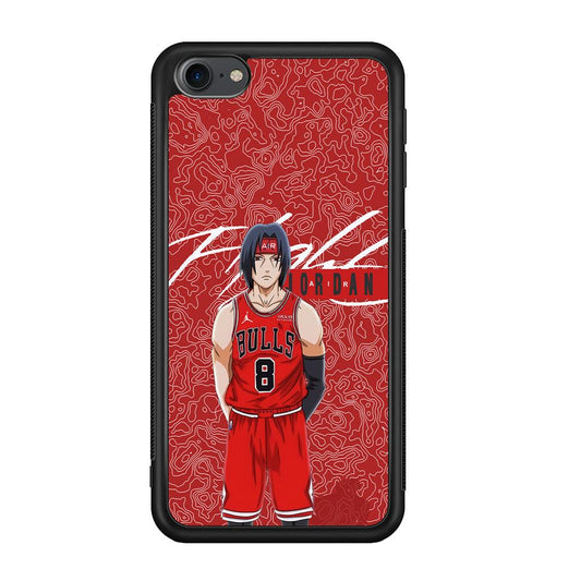 Air Jordan Cover from Itachi iPod Touch 6 Case-Rubber Black (2D Case)-Oxvistore