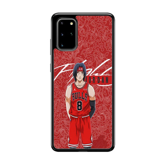 Air Jordan Cover from Itachi Samsung Galaxy S20 Plus Case-Rubber Black (2D Case)-Oxvistore
