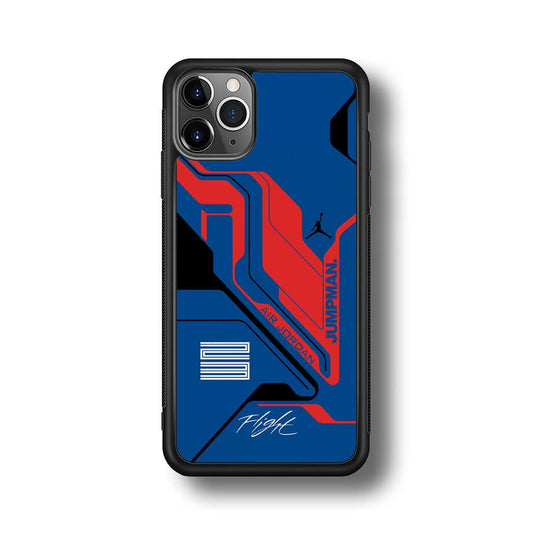 Air Jordan Cyber Line iPhone 11 Pro Max Case-Rubber Black (2D Case)-Oxvistore