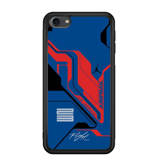 Air Jordan Cyber Line iPod Touch 6 Case-Rubber Black (2D Case)-Oxvistore