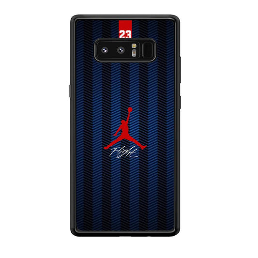 Air Jordan Deep Blue Art Line Samsung Galaxy Note 8 Case-Oxvistore