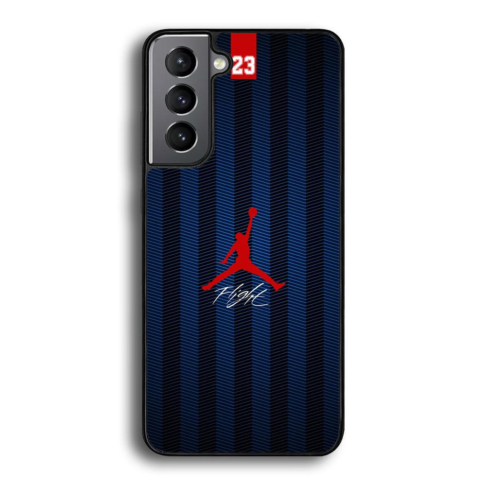 Air Jordan Deep Blue Art Line Samsung Galaxy S21 Case-Oxvistore