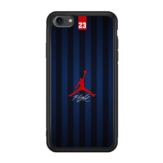 Air Jordan Deep Blue Art Line iPhone 8 Case-Oxvistore