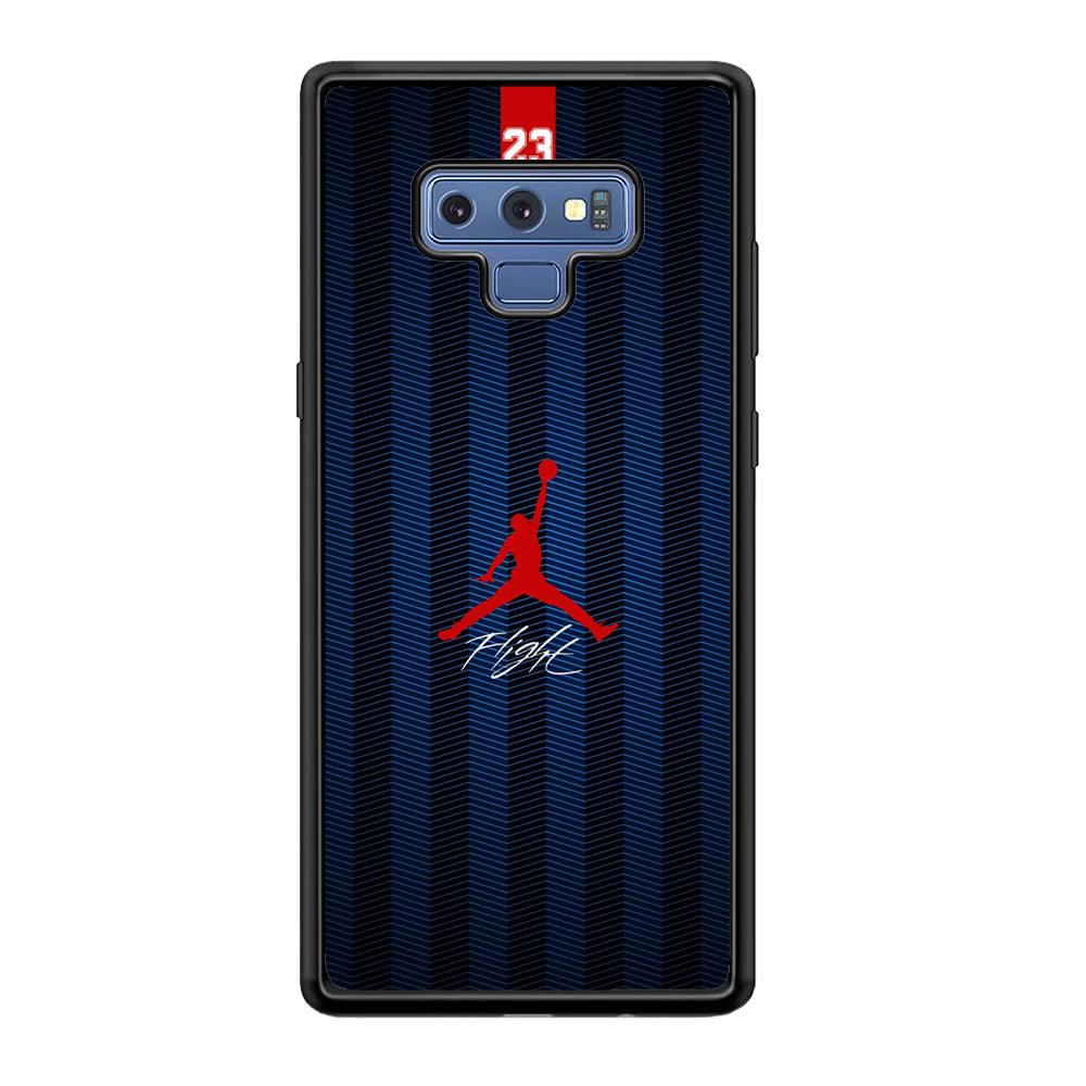 Air Jordan Deep Blue Art Line Samsung Galaxy Note 9 Case-Oxvistore