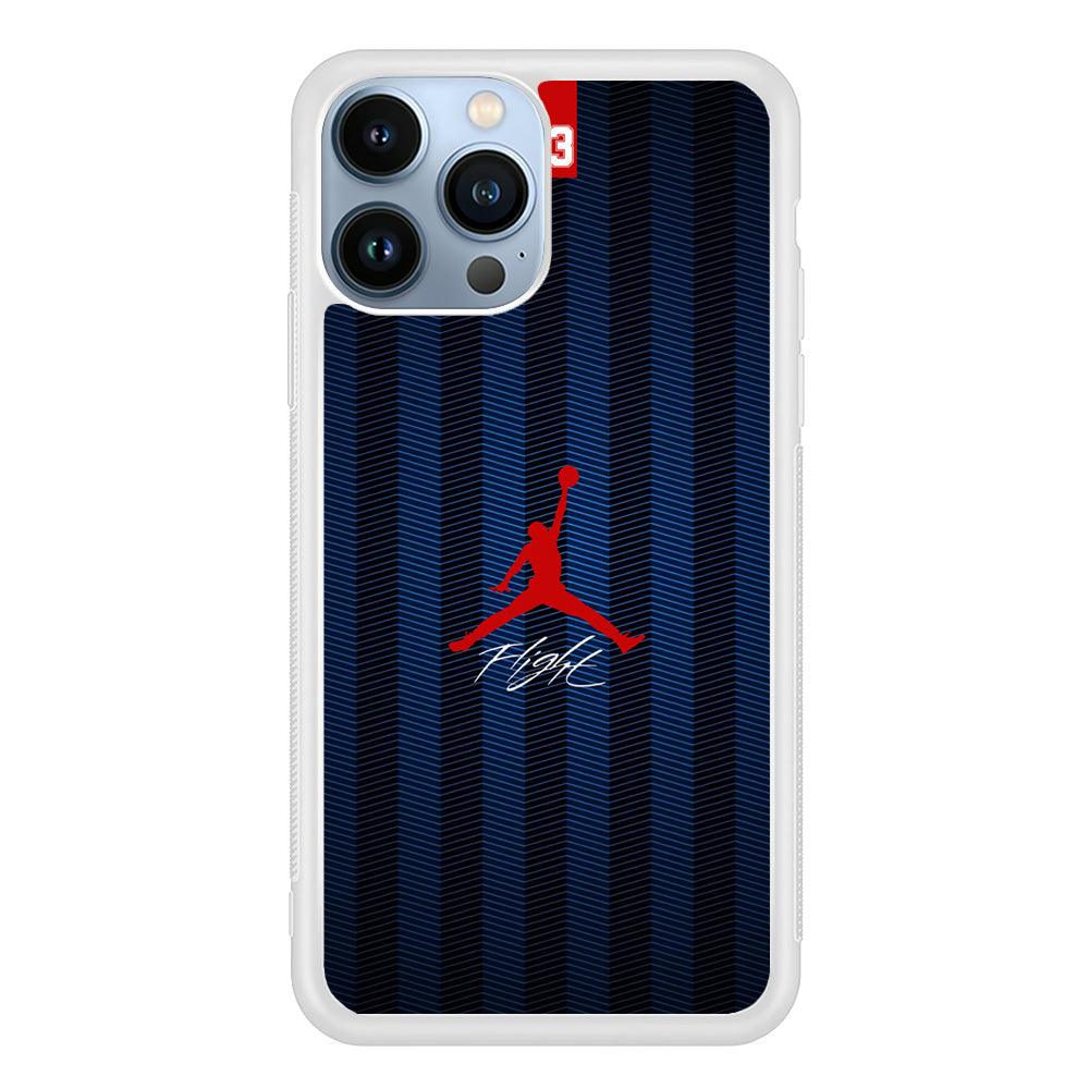 Air Jordan Deep Blue Art Line iPhone 15 Pro Max Case-Oxvistore