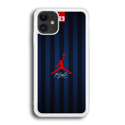 Air Jordan Deep Blue Art Line iPhone 12 Case-Oxvistore