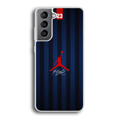 Air Jordan Deep Blue Art Line Samsung Galaxy S21 Plus Case-Oxvistore