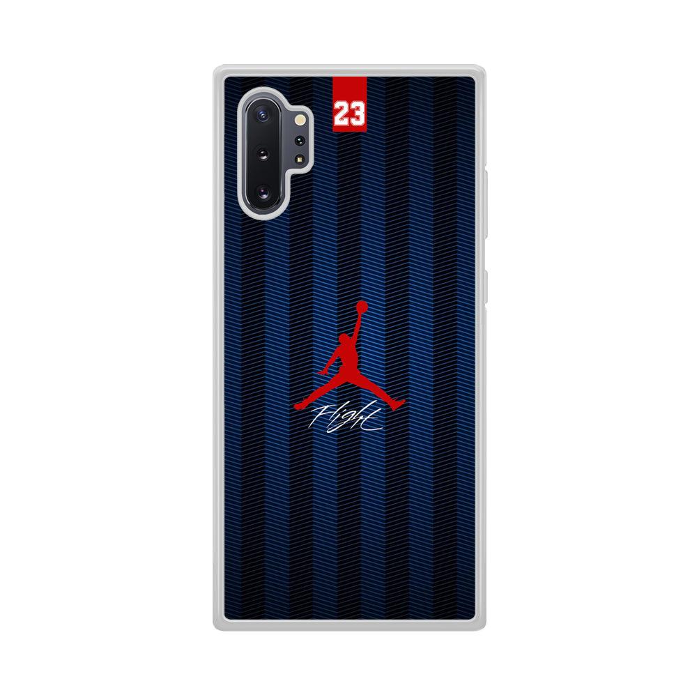 Air Jordan Deep Blue Art Line Samsung Galaxy Note 10 Plus Case-Oxvistore