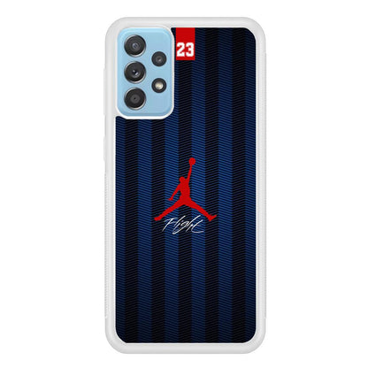 Air Jordan Deep Blue Art Line Samsung Galaxy A52 Case-Oxvistore