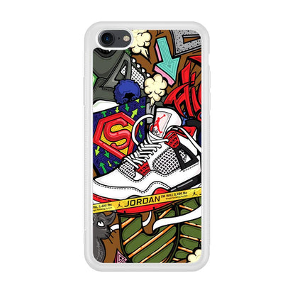 Air Jordan Doodle Board iPhone 8 Case-Oxvistore