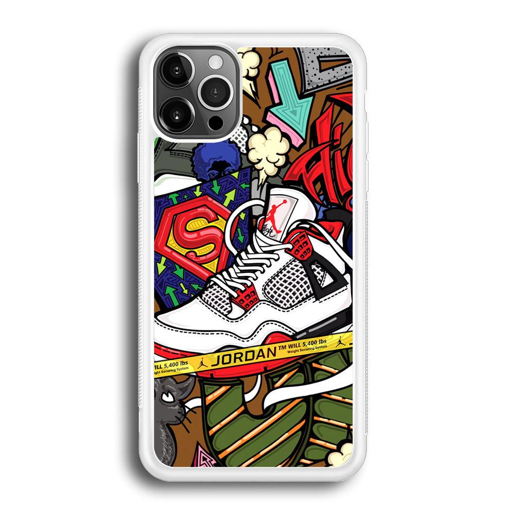 Air Jordan Doodle Board iPhone 12 Pro Max Case-Oxvistore