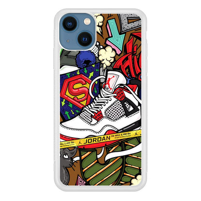 Air Jordan Doodle Board iPhone 13 Case-Oxvistore