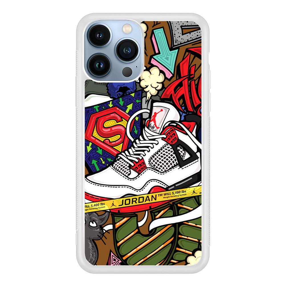 Air Jordan Doodle Board iPhone 15 Pro Max Case-Oxvistore