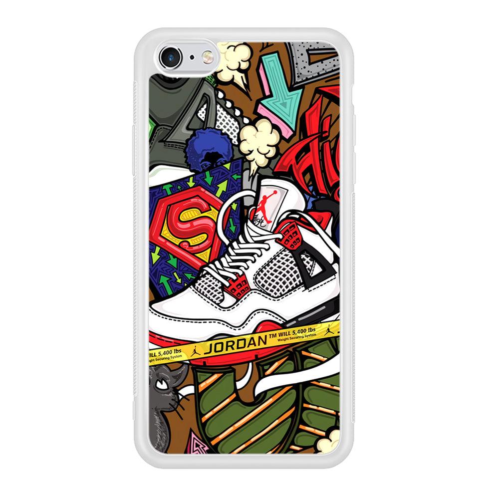 Air Jordan Doodle Board iPhone 6 Plus | 6s Plus Case-Oxvistore