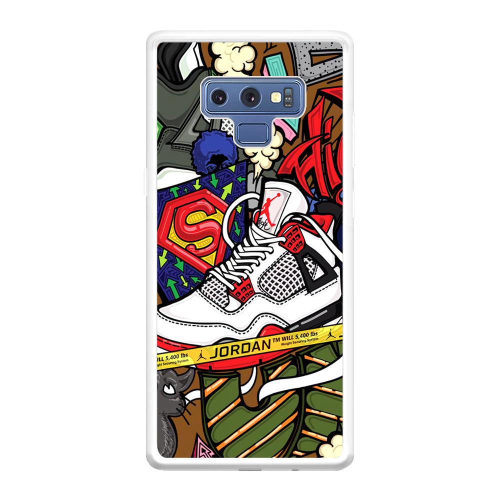 Air Jordan Doodle Board Samsung Galaxy Note 9 Case-Oxvistore