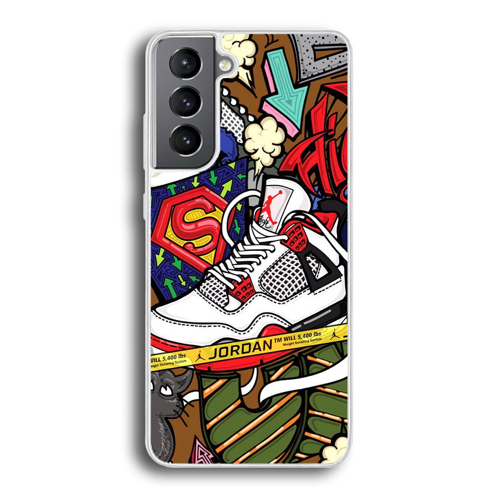 Air Jordan Doodle Board Samsung Galaxy S21 Plus Case-Oxvistore