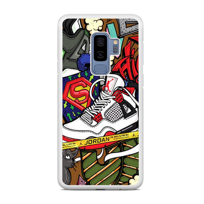 Air Jordan Doodle Board Samsung Galaxy S9 Plus Case-Oxvistore