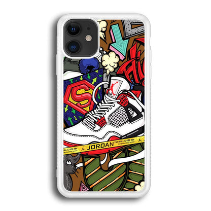 Air Jordan Doodle Board iPhone 12 Case-Oxvistore