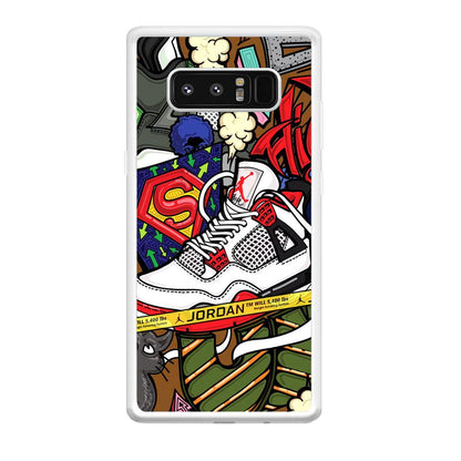 Air Jordan Doodle Board Samsung Galaxy Note 8 Case-Oxvistore