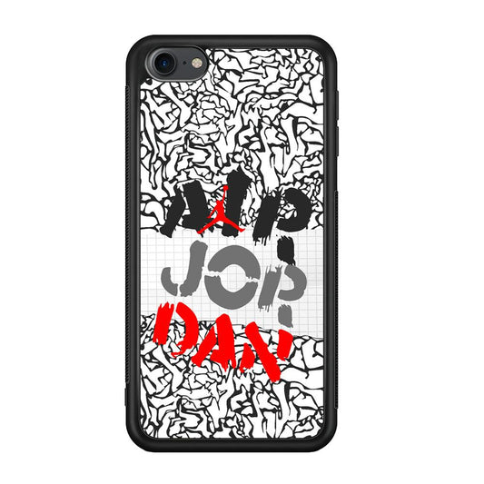Air Jordan Drop The Paintbrush iPod Touch 6 Case-Rubber Black (2D Case)-Oxvistore